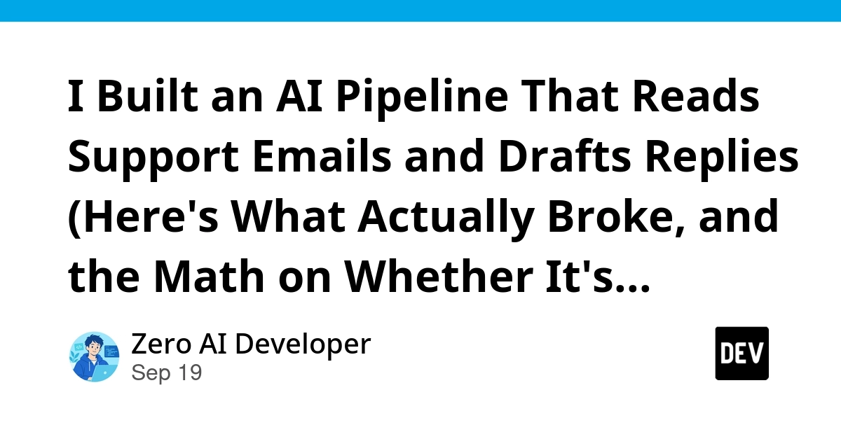 AI Drafts Support Emails: Bugs, Costs, and the Math of Automation