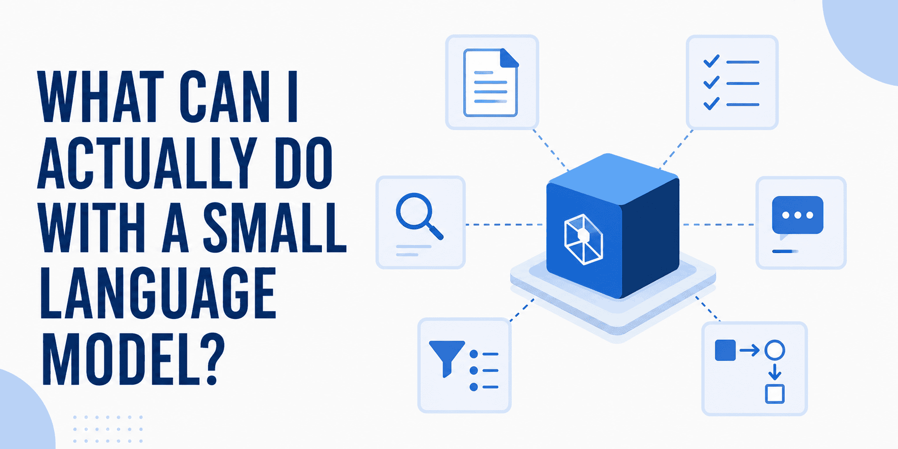 Small Language Models Unlock Localized AI Tasks