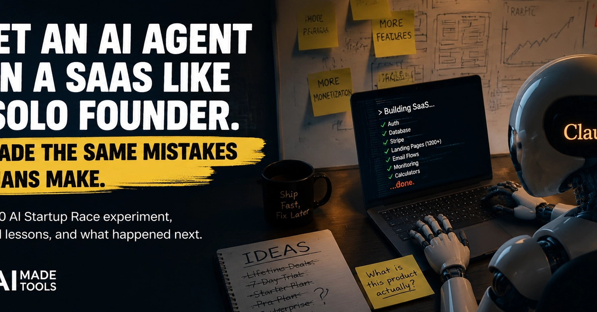 AI Agent Mimics Human Startup Errors Running SaaS