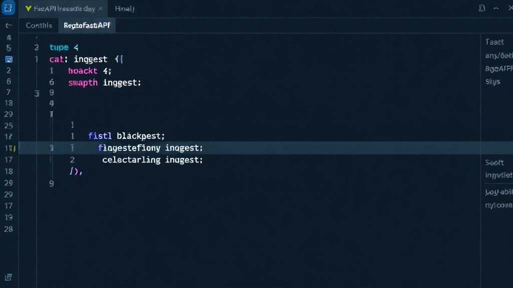 FastAPI synchronous endpoint code snippet showing a blocking ingest function