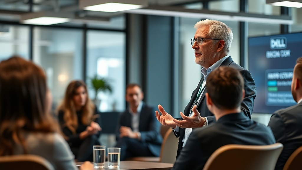 Dell Technologies Capital managing director Daniel Docter speaking at a technology conference