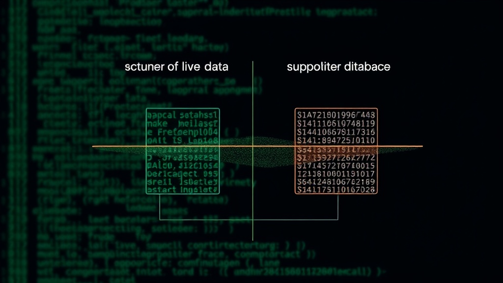Diagram illustrating the difference between live data and free space within a SQLite database file