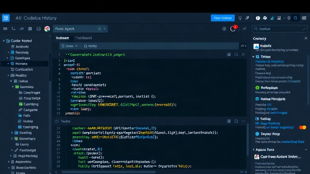 Codelux dashboard showing indexed project files and conversation history