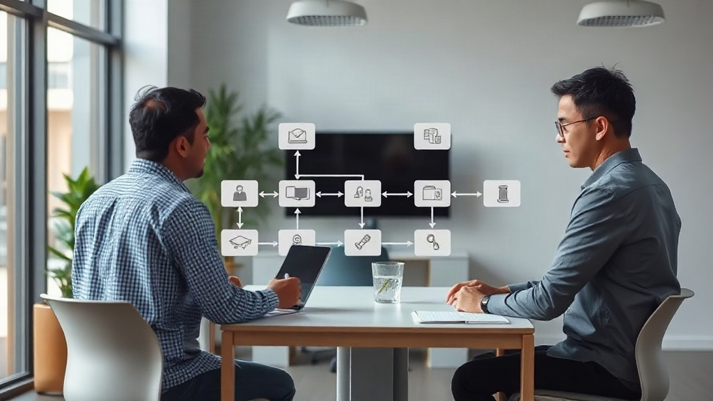 AI agent's conceptual workflow diagram from mission file