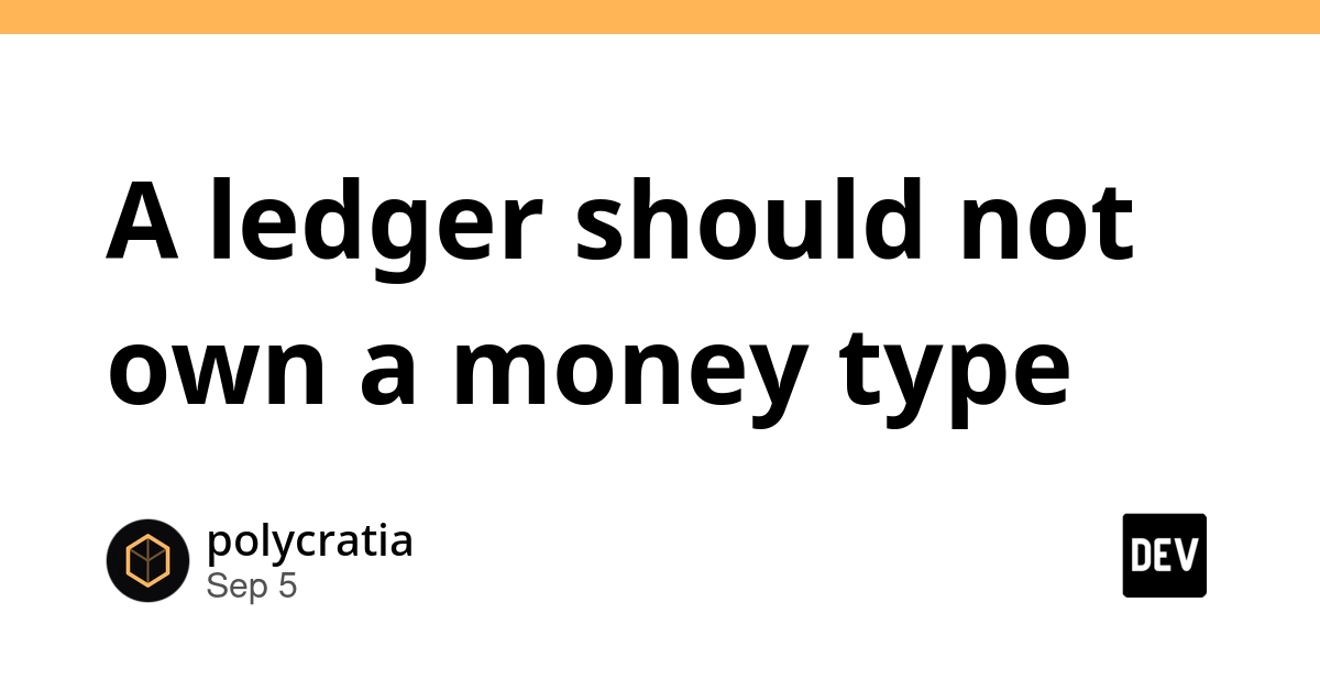 Ledger Libraries Own Money Types: The Bug Developers Must Fix