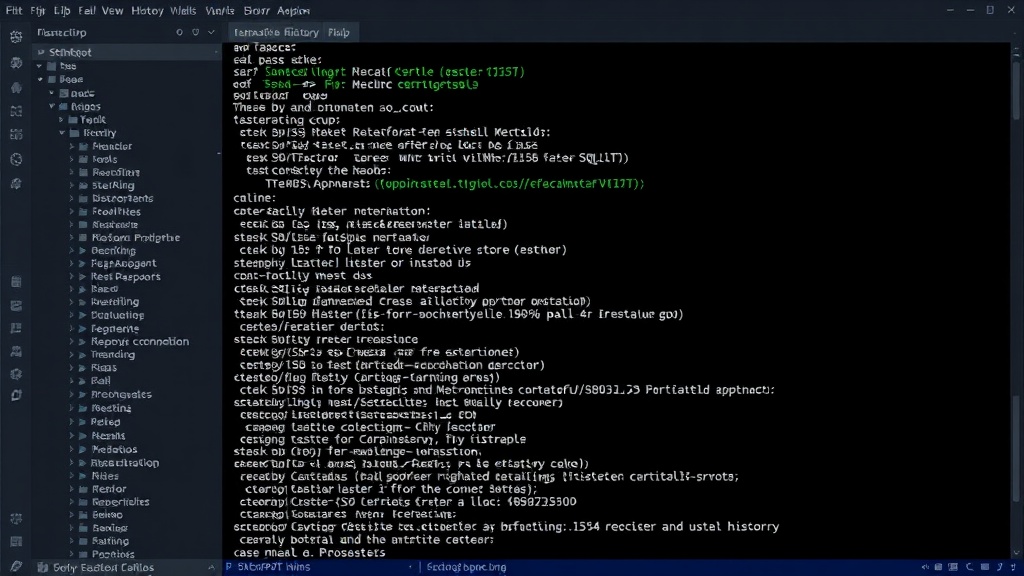 Bash terminal showing Stinkpot interactive history search TUI