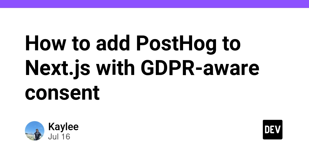 PostHog in Next.js: GDPR Consent via c15t
