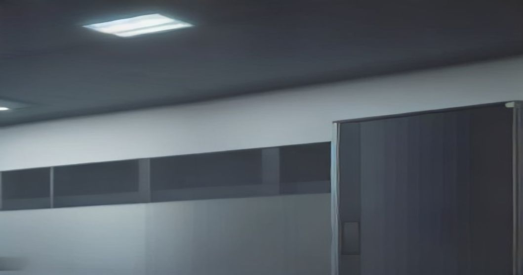 A server rack with blinking lights, symbolizing IT infrastructure and data management.