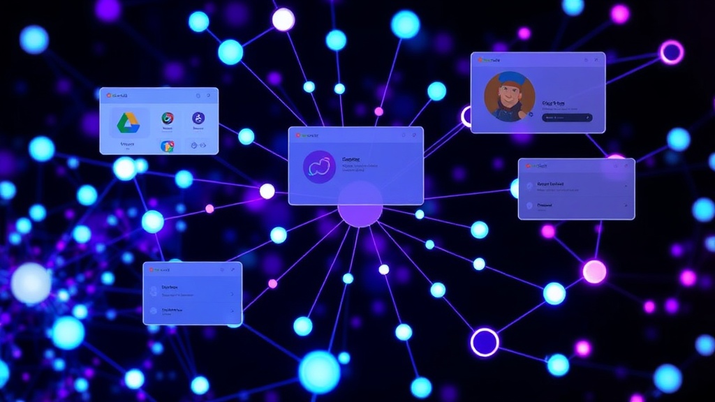 Screenshot comparing the disparate interfaces of various Google AI tools.