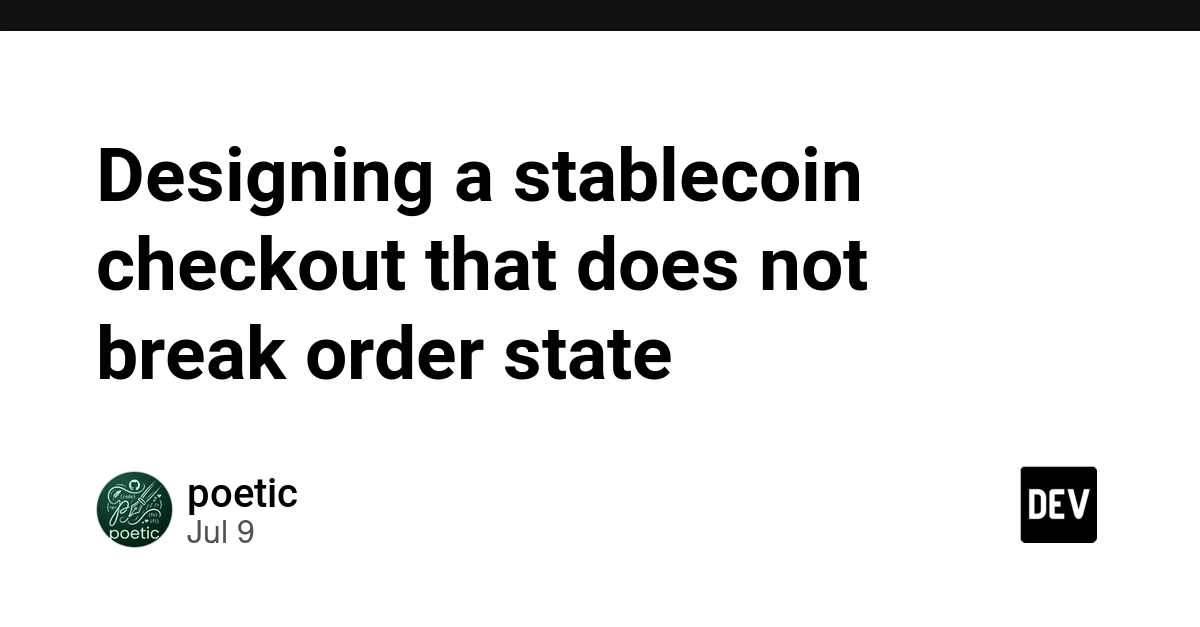 Stablecoin Checkouts Need State Machines, Not Just QR Codes
