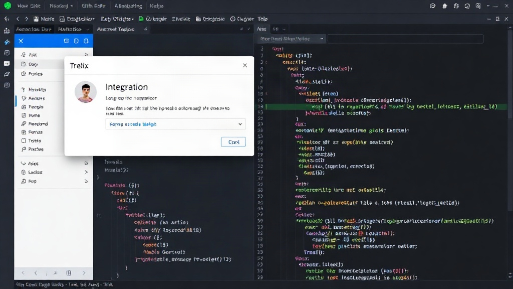 Trelix GitHub App UI showing integration status with a repository