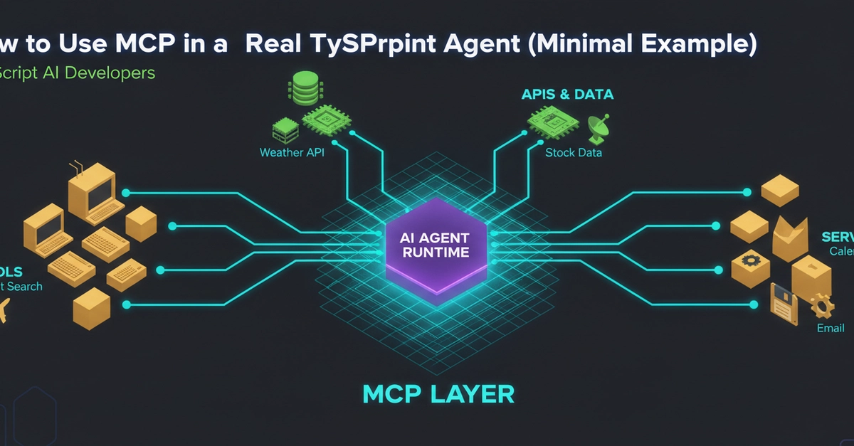 TypeScript Agent MCP Explained: A Minimal Code Example