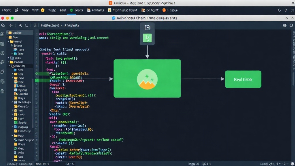 Diagram illustrating the real-time data pipeline for Robinhood Chain token events