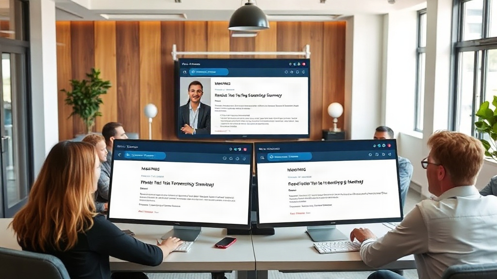 User interface showcasing MosMos's real-time transcription and meeting summary features