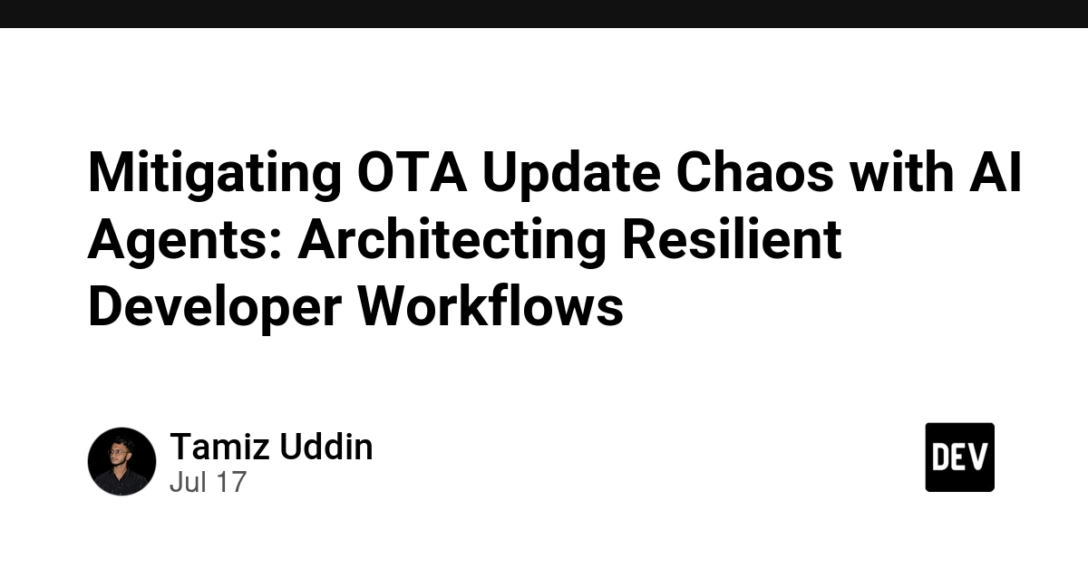 AI Agents Tackle OTA Update Chaos for Resilient Developer Workflows