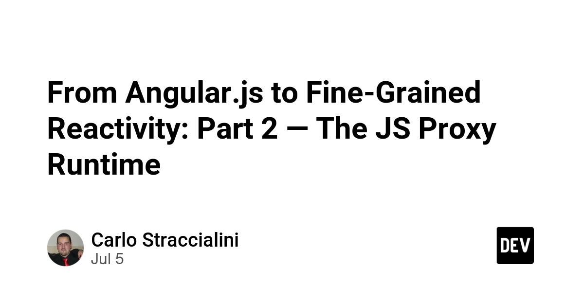 Fine-Grained Reactivity: JS Proxy Runtime Transforms Legacy Templates