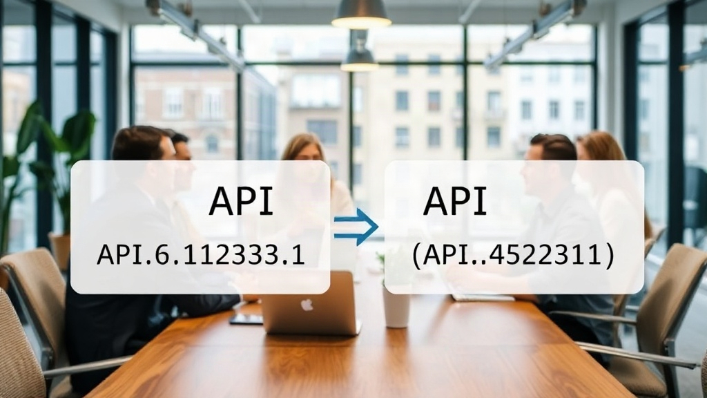 Diagram showing two API endpoints providing different interpretations of a stock ticker symbol