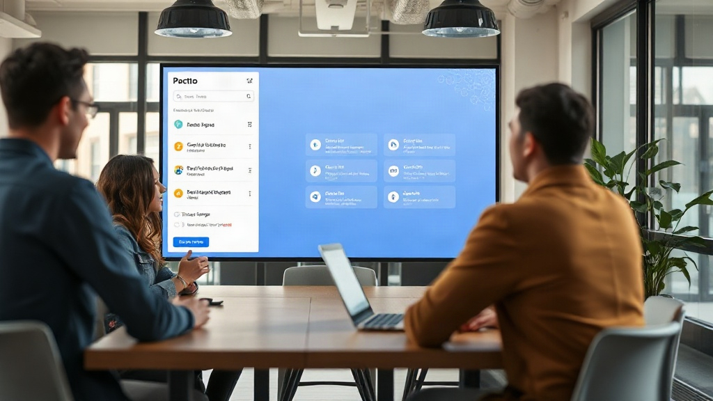 Pactto interface concept: collaborative ideation space with AI prompt generation sidebar