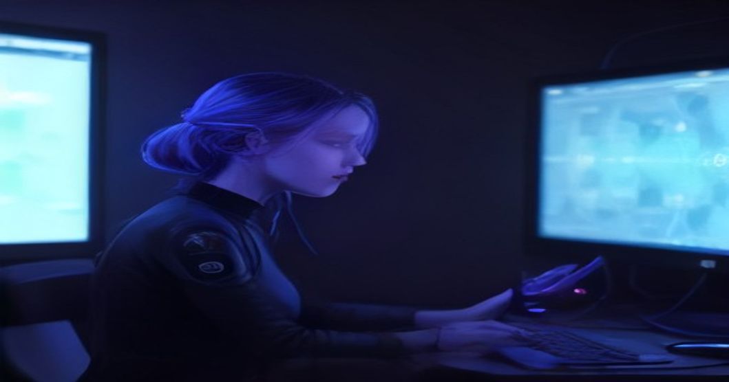 Conceptual rendering of an AI agent interacting with multiple software applications on a user's desktop