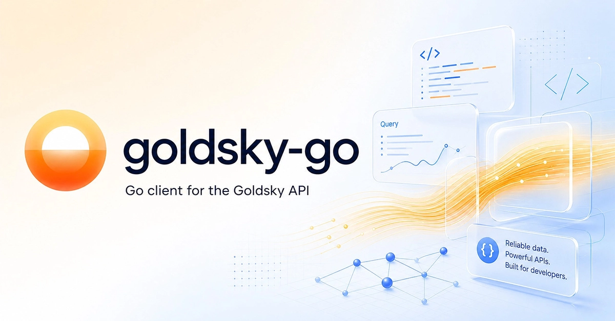 Goldsky Go SDK Simplifies Blockchain Data Access for Developers