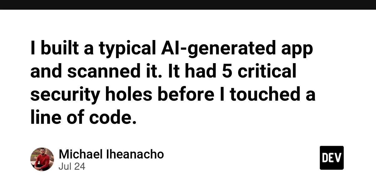 AI-Generated Apps Ship with Critical Security Holes, Study Finds
