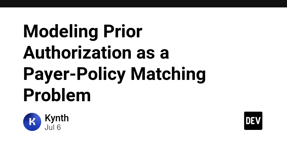 Prior Authorization Solved: Payer-Policy Matching as a Data Problem