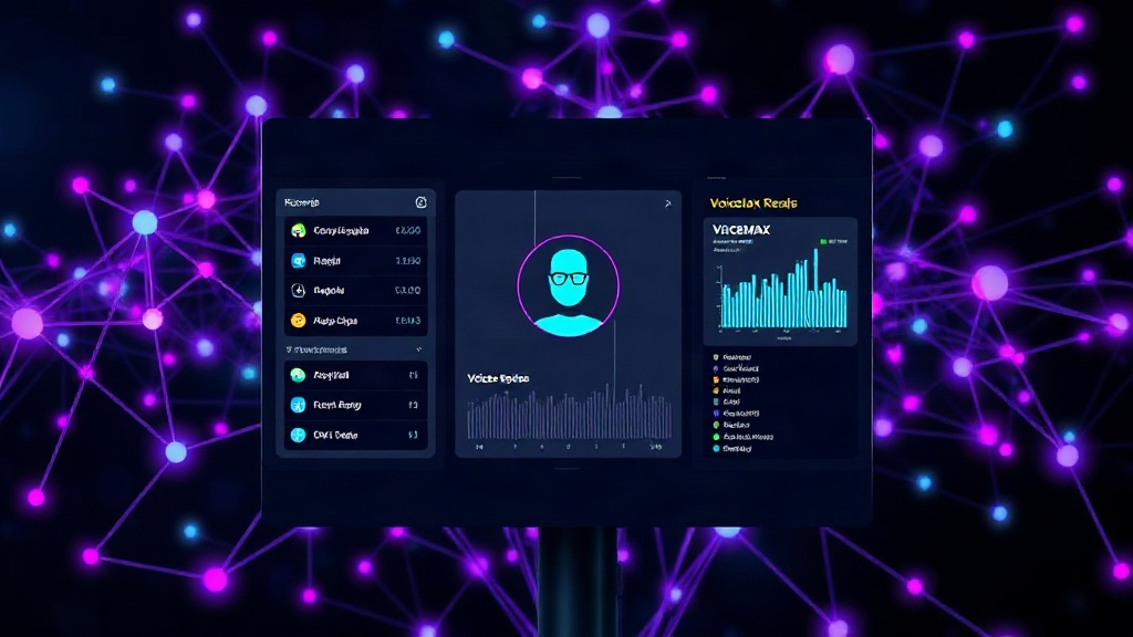 VoiceMax application interface showing recording and analysis results