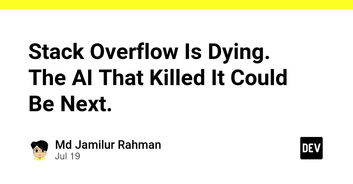 Stack Overflow Faces Existential Threat From AI-Generated Content