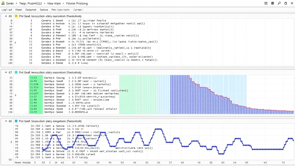 PGSimCity visualization showing a PostgreSQL query's execution plan step-by-step