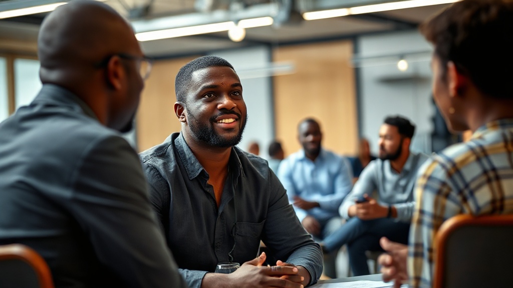 Moove CEO and co-founder, Jide Odunsi, speaking at a tech conference