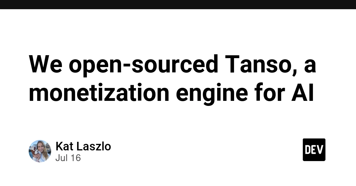 Tanso Open-Sources AI Monetization Engine