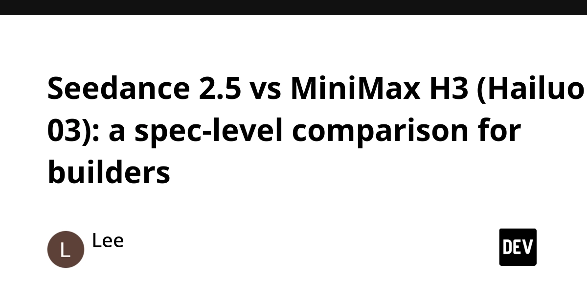 Seedance 2.5 vs. MiniMax H3: A Spec Showdown for Audio-Video AI Builders
