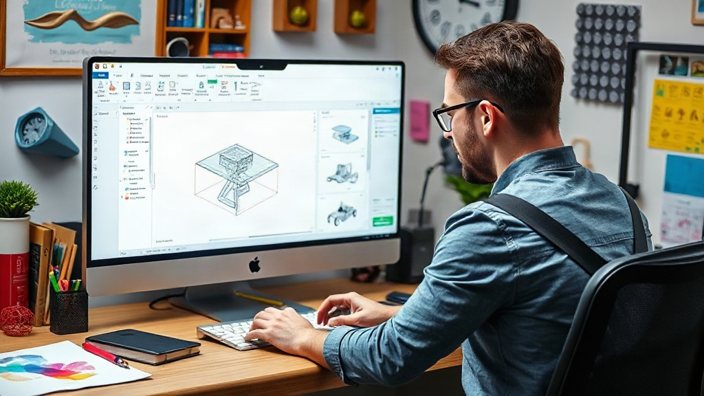 Designer uploading a 2D sketch into the Cartesian AI interface