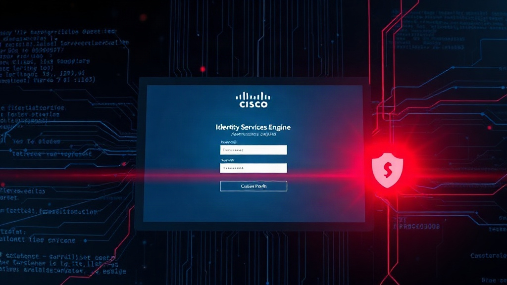 Cisco Identity Services Engine administrative portal login screen