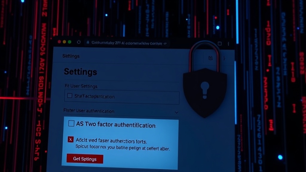 GitHub user settings page highlighting the two-factor authentication setup options.