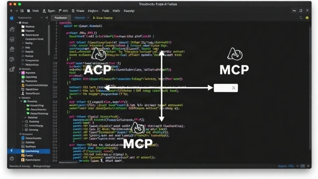 Diagram illustrating the difference between traditional API calls and dynamic MCP interactions for AI agents