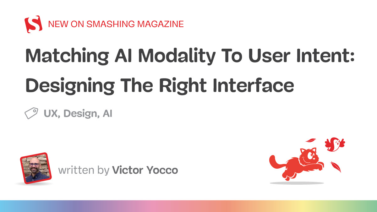 AI Interfaces: Beyond Chatbots, Match Modality To User Intent