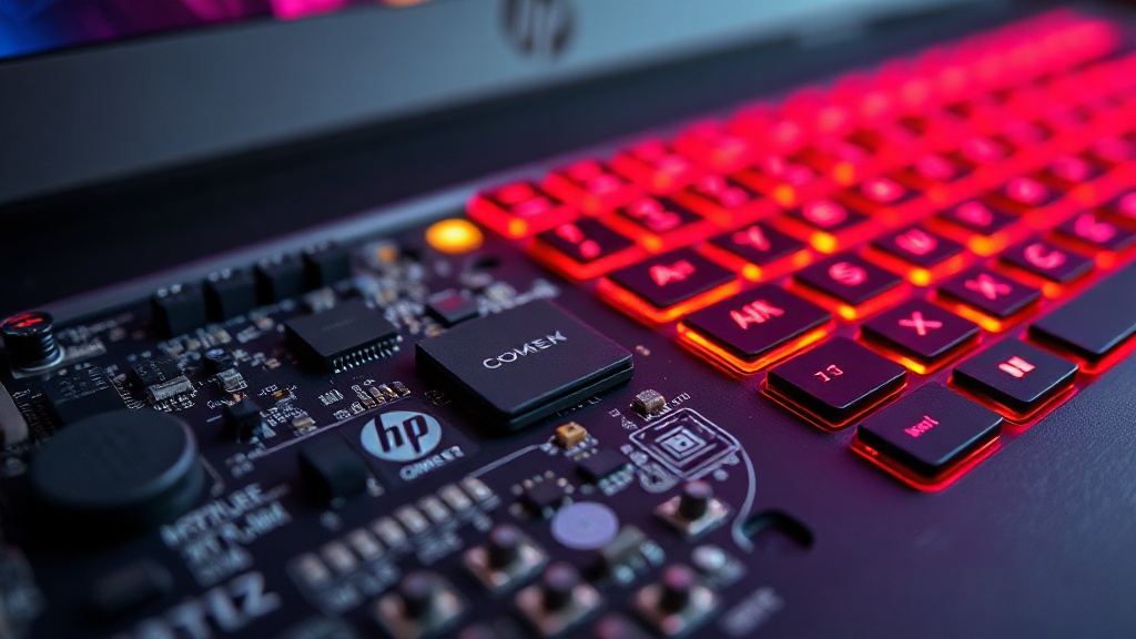 HP Omen Max laptop showcasing its premium design and RGB keyboard