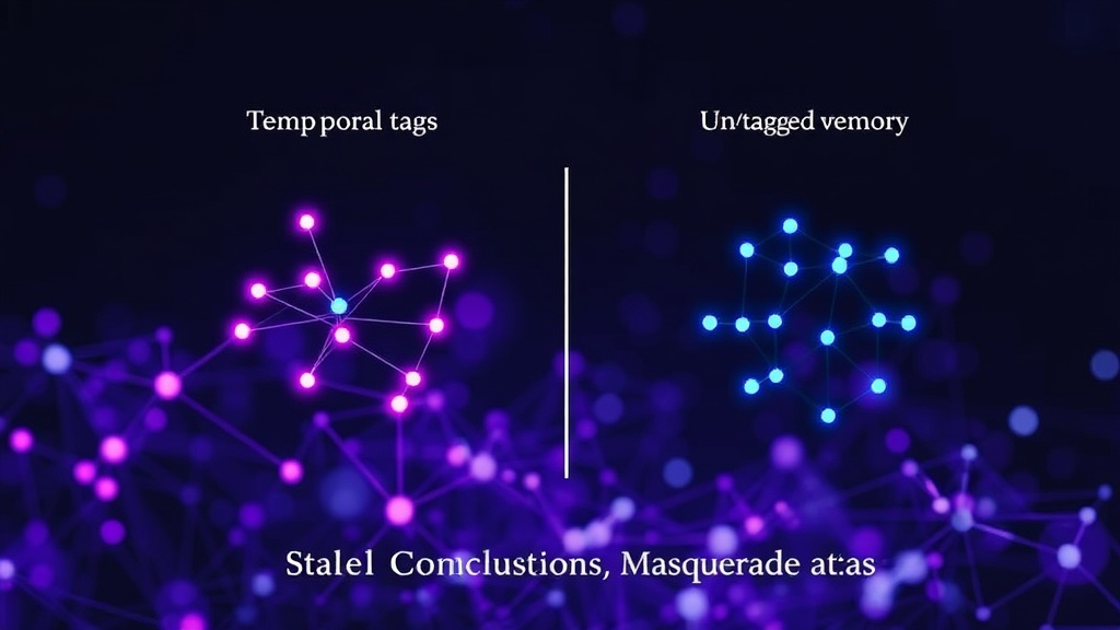 Diagram illustrating data points with temporal tags versus untagged data points