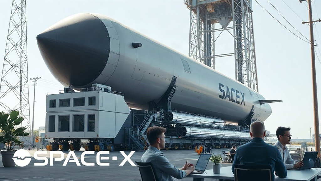 SpaceX Starship and Super Heavy booster stacked and ready on the launchpad