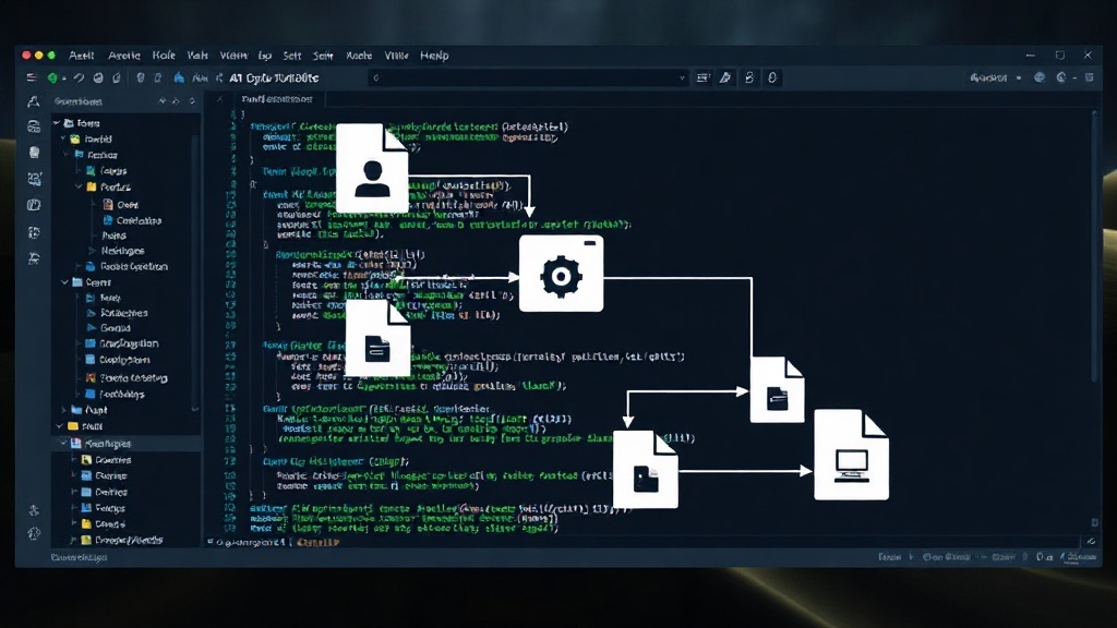 Diagram illustrating the concept of AI agent tool access and file system monitoring