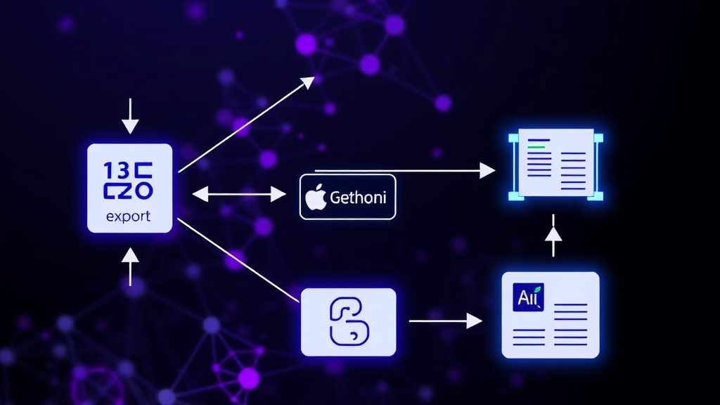 Flowchart illustrating data export, Python preprocessing, Gemini API interaction, and report generation.