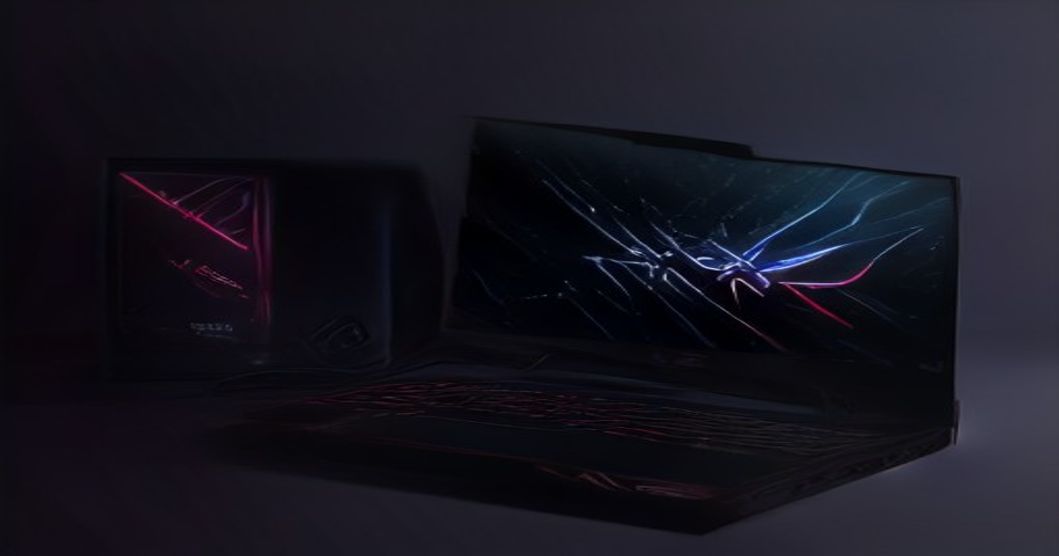 Close-up of the Asus ROG Flow Z13's 16-core AMD Strix Halo CPU