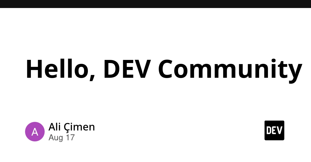 New Developer Joins Dev.to, Focuses on Flutter and AI Workflow