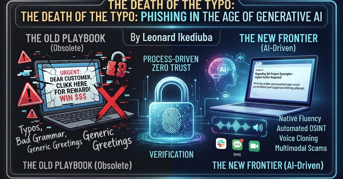 Generative AI Kills Phishing Typos, Upscaling Sophistication Dramatically