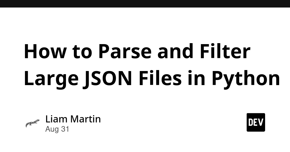 Python Generators Efficiently Parse Gigabyte-Scale JSON Files
