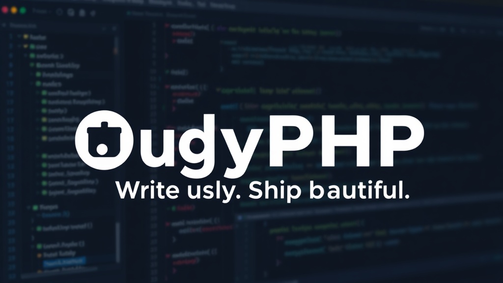 UglyPHP logo with the tagline 