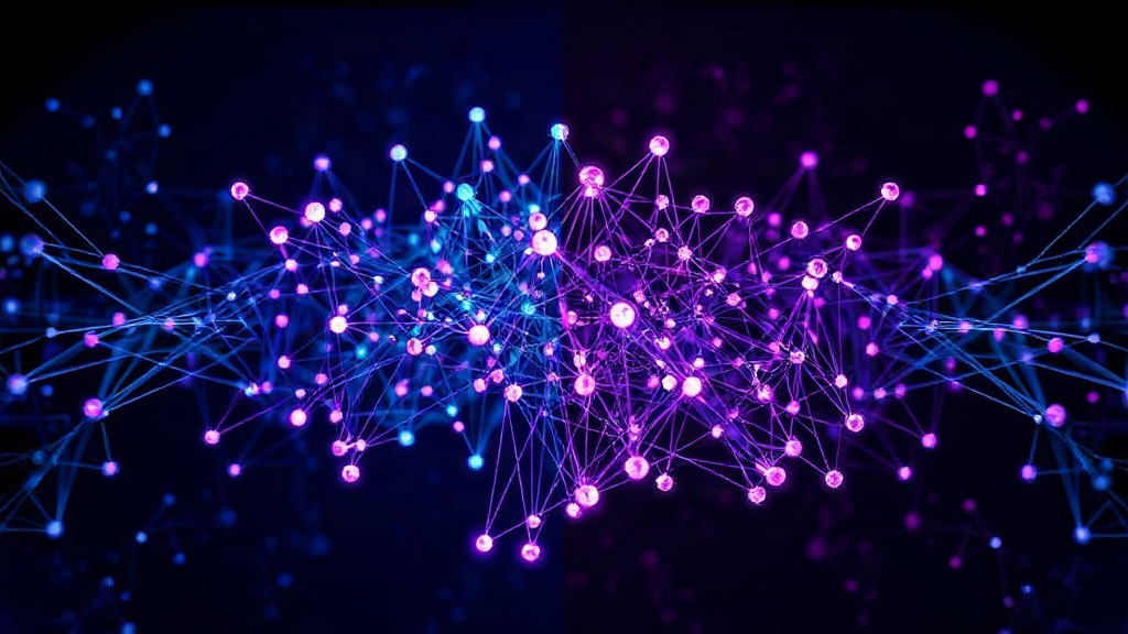 A split image showing human-generated art and AI-generated art that is nearly indistinguishable.