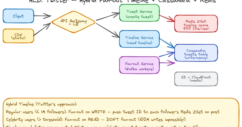 Twitter/X High-Level Design: Scale, Latency, and Consistency