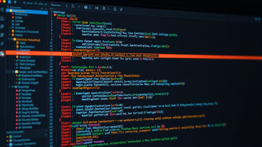A visual representation of a large JavaScript bundle being analyzed by a tool.